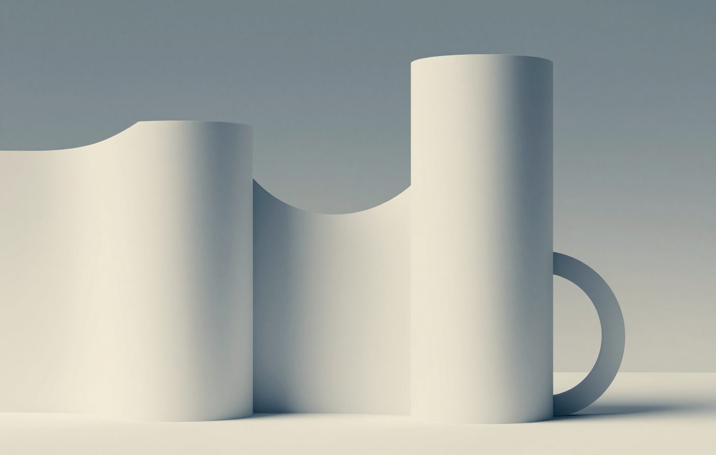 Abstract stack of bars representing the five-slide carousel framework for ecommerce.