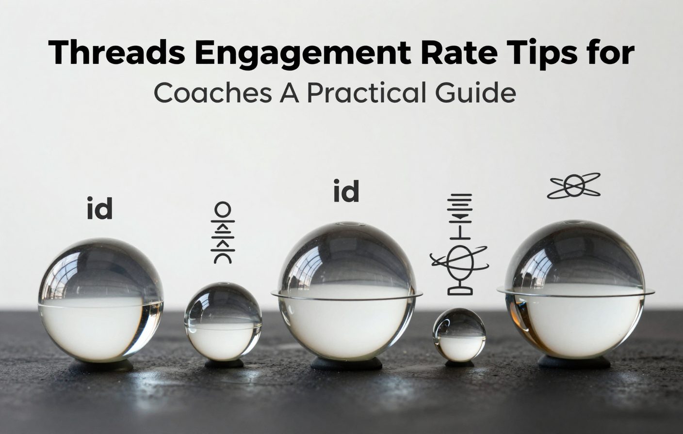 Interconnected glass spheres representing the flow of ideas and community engagement.