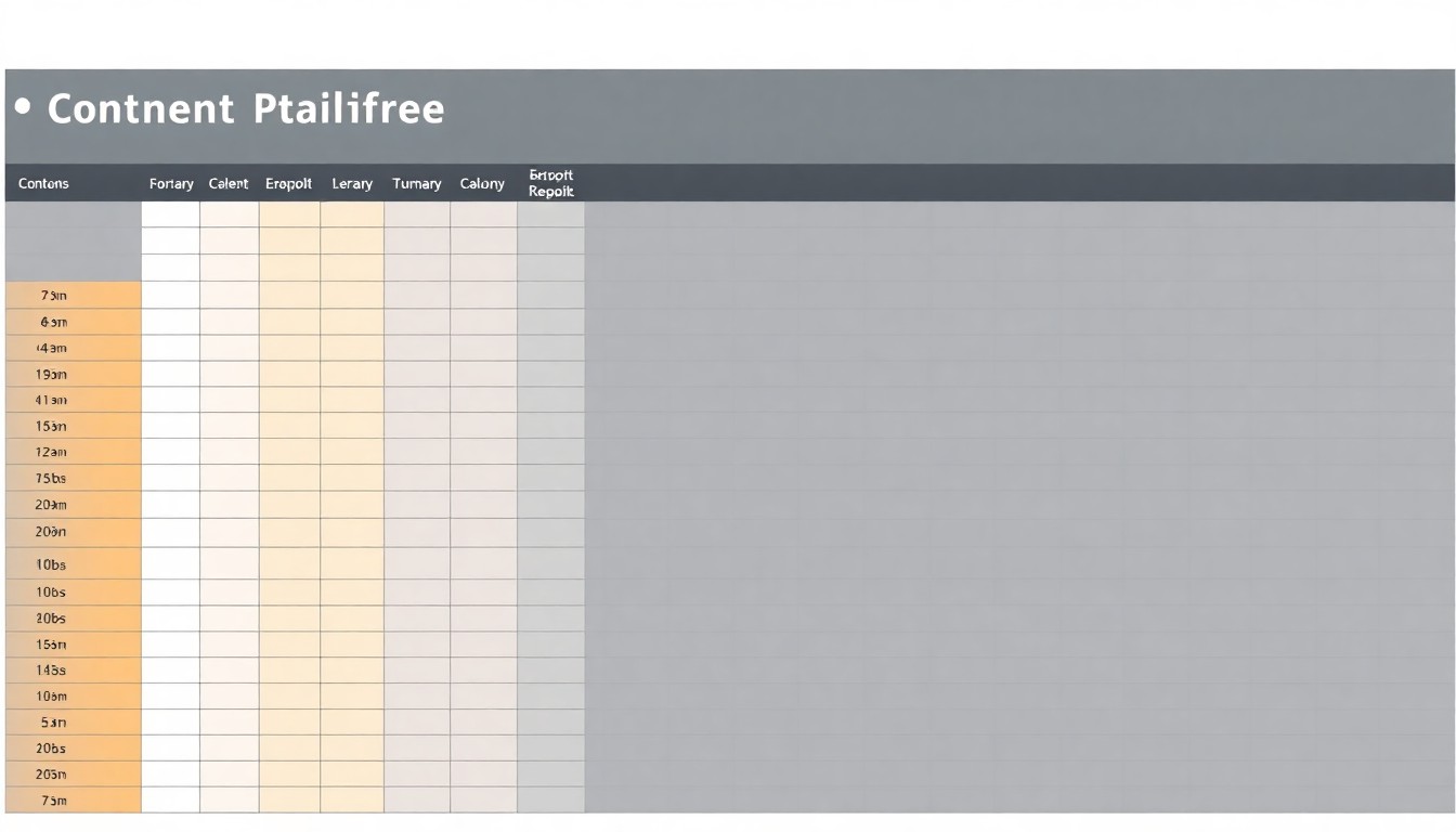 A content performance spreadsheet showing topic, format, opening style, and response type columns with highlighted patterns