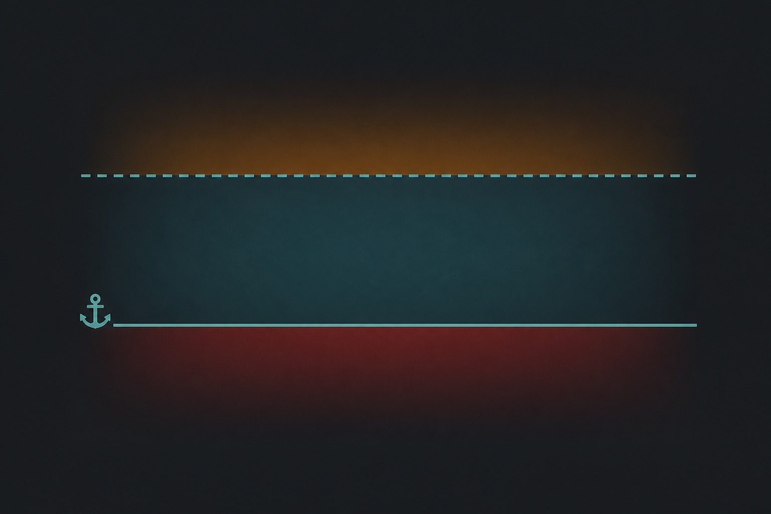 A floor and ceiling cadence diagram showing minimum viable output range with buffer zone