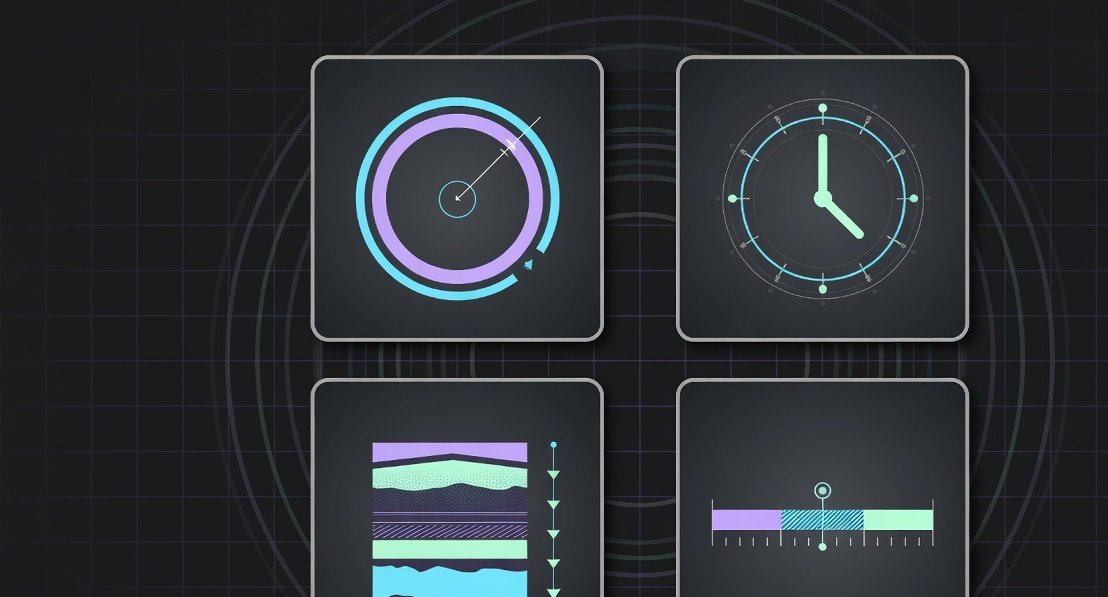 A measurement dashboard showing four input metrics: reply rate, response time, conversation depth, and format ratio