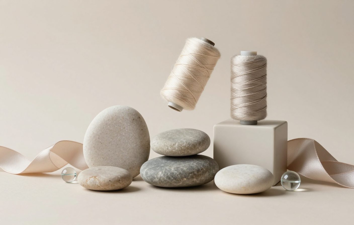 Stones arranged from small to large labeled Day 1 to Day 30 on a dark surface