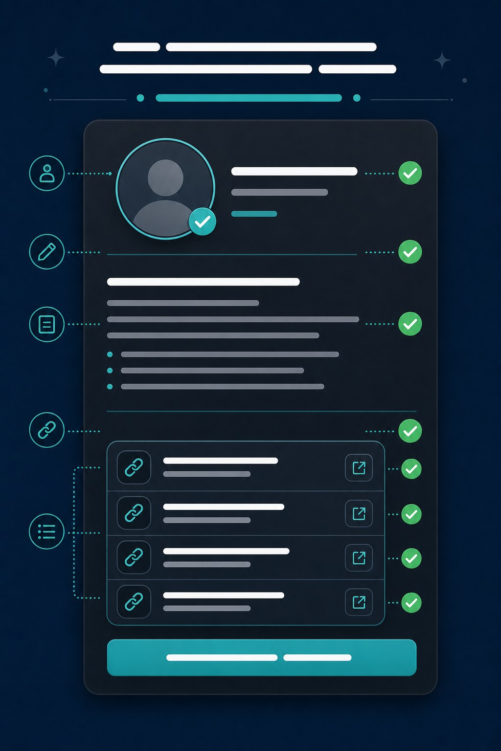 Threads profile optimization checklist for affiliate marketers showing bio, link hub, and disclosure best practices