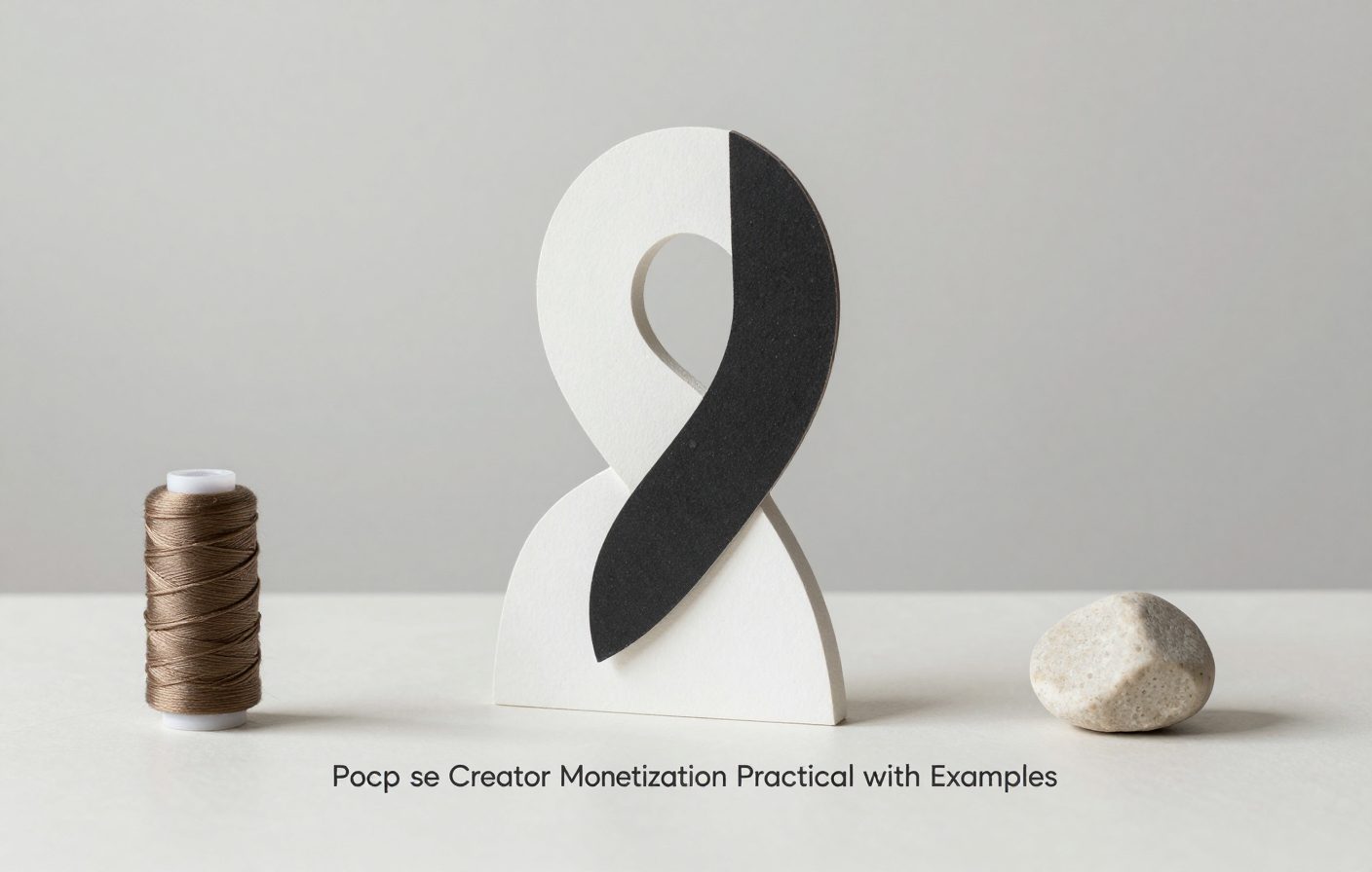 Minimalist desk with and in soft morning light