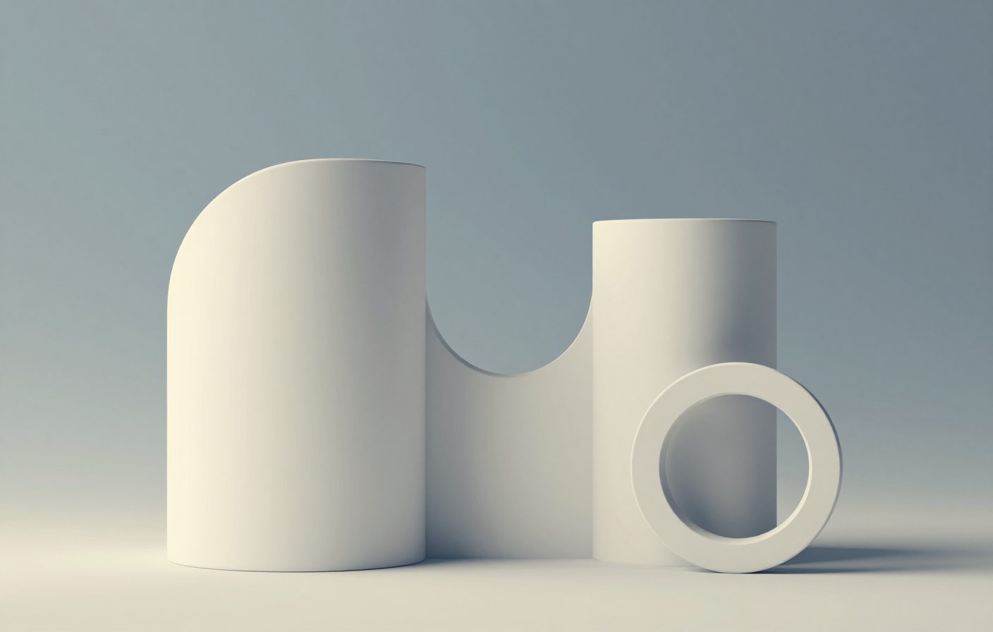 Abstract illustration of a scale balancing creator content and audience engagement.