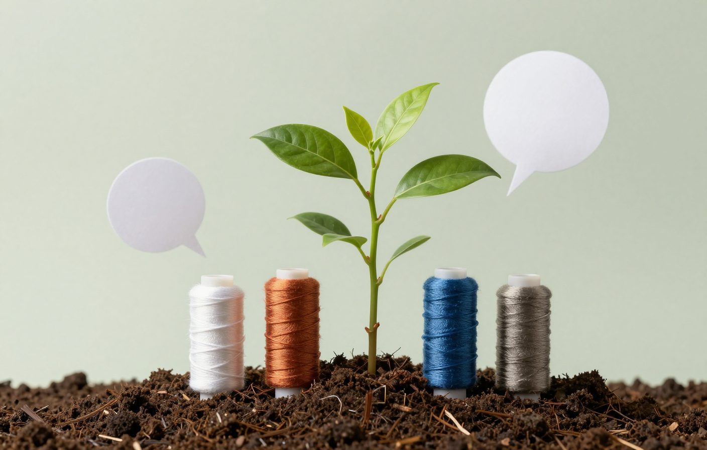 A healthy plant growing in rich soil, symbolizing sustainable audience growth.