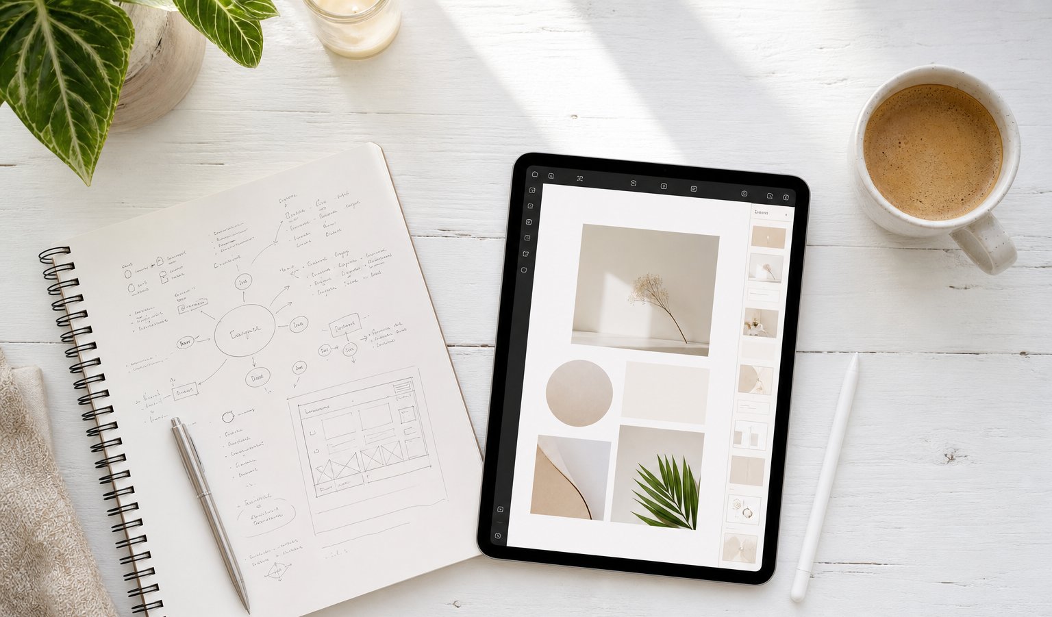 Morning content routine for Threads digital product creator