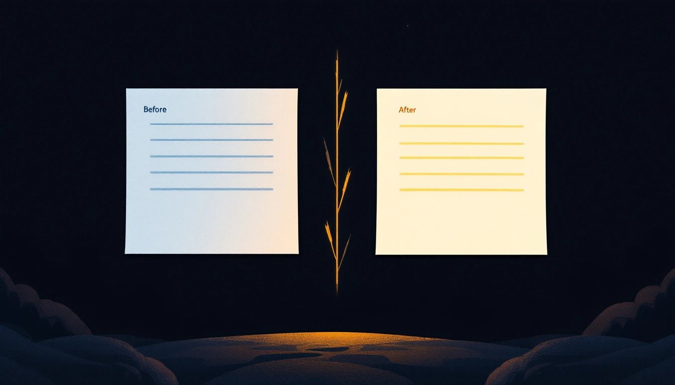 Before and after comparison of weak and strong Threads hooks with annotations on what changed