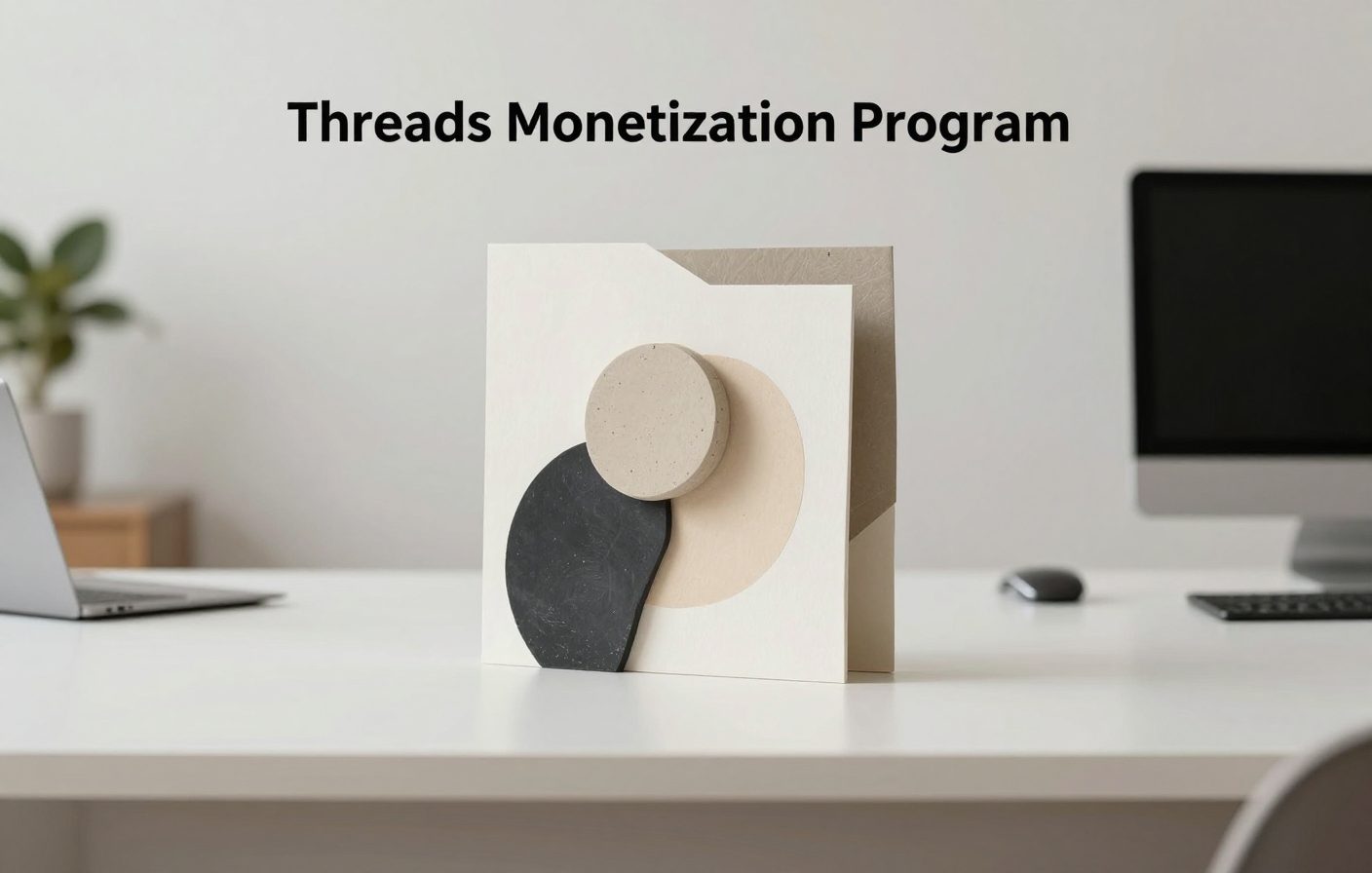 A professional desk setup symbolizing the start of a productive day of content creation.