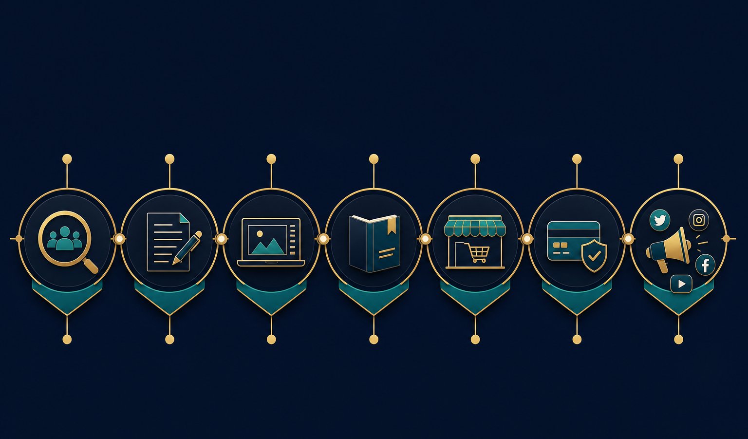 Seven-day launch timeline with milestones for creating and selling your first ebook